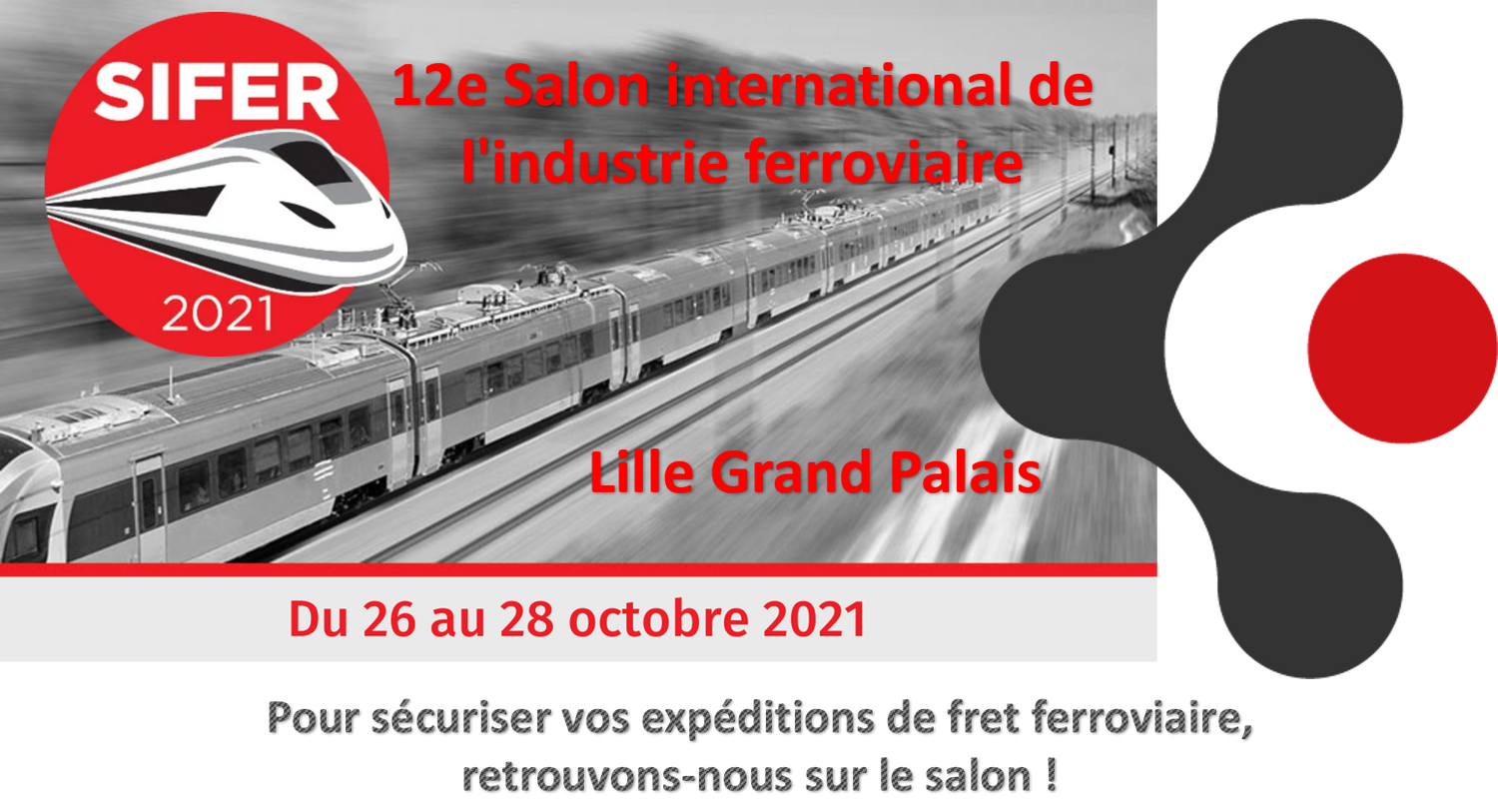 SIFER 2021 - 12e salon international de l'industrie ferroviaire - Lille
